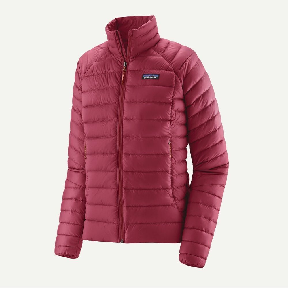 Patagonia Women's Down Sweater Jacket Oxide Red XL New With Tags